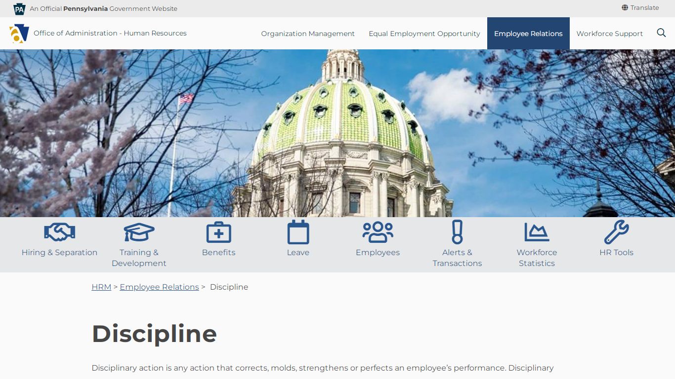 Discipline - PA.Gov